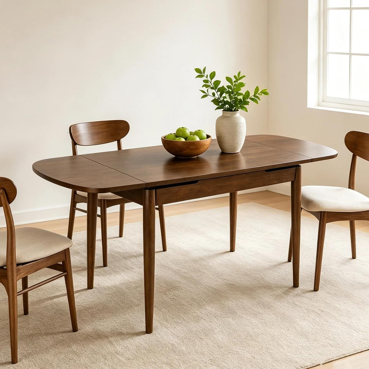 Solid Wood Extendable Dining Table