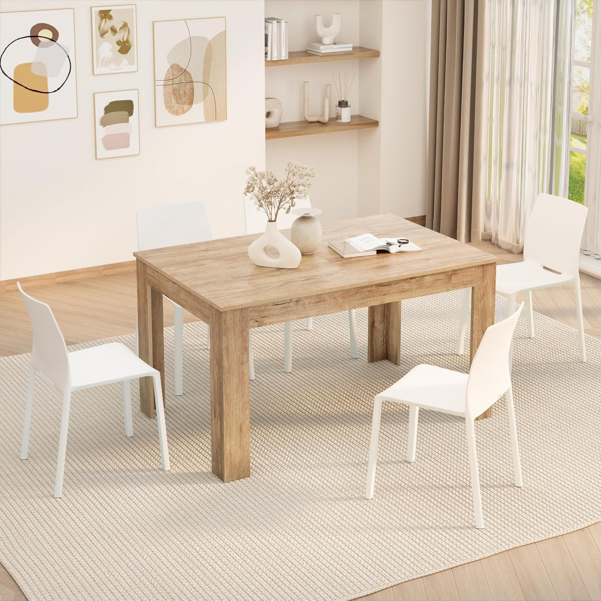 Oak Extendable Dining Table